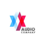 Audio Company Logo Template