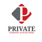 Professional Letter P Logo Template