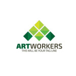 Abstract logo in green tones Template