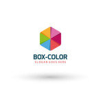 Box Color Logo Template