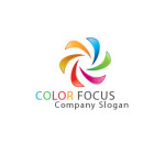 Colorful Spiral Logo Template