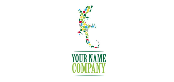 Colors-gecko-logo-template