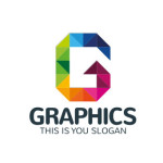 Abstract  Colorful Letter G Logo Template