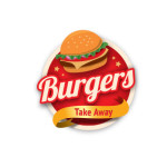BURGER TAKE AWAY LOGO TEMPLATE