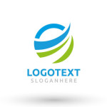 Circular Wave Logo Template