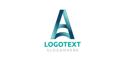Abstract-geometric-turquoise-logo