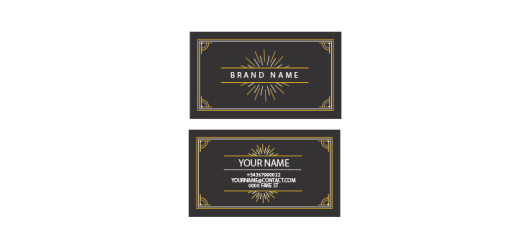 Black-and-Yellow-Visiting-Card