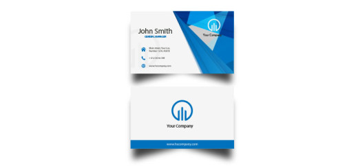 Blue-modern-business-card-design