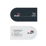 Creative round Corner Business Card Design template