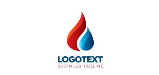 Drop-logo-in-glossy-style