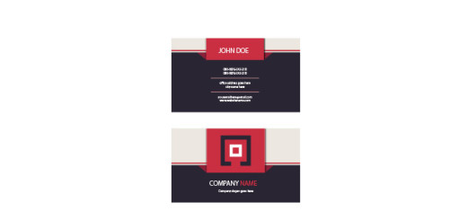 Flat-modern-business-card-design