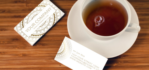 Golden-businnes-card-in-ethnic-style