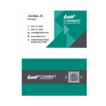 Green Corporate Business Card template