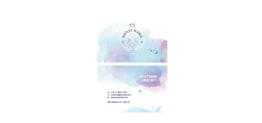 Watercolor-Artist-Business-Card