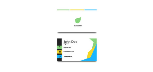 White-Business-Card-Template