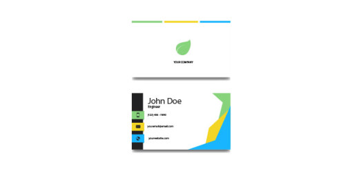 White-Business-Card-Template