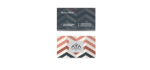 Zigzag-Business-card-template