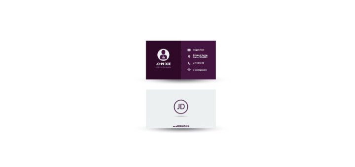 purple-business-card-design