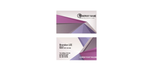Abstract-corporative-card-in-purple-tones