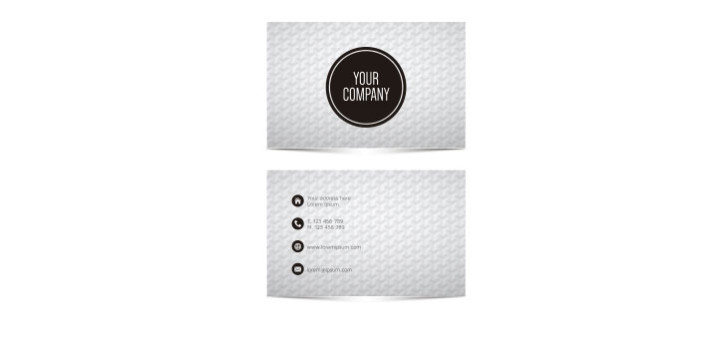 Black-and-white-polygonal-business-card