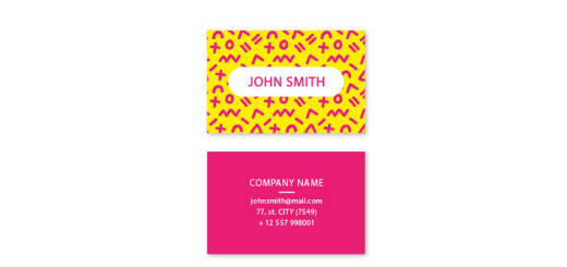 Colorful-with-hand-drawn-pattern-business-card