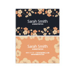 Elegant flowery corporative card template