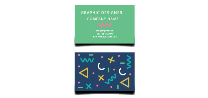 Modern-graphic-designer-card-with-abstract-shapes