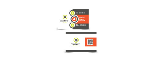 Stylish-visiting-card-with-circles