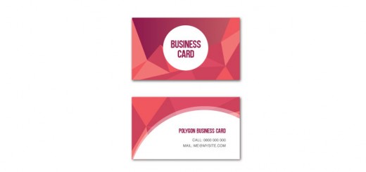 Red-business-card-template