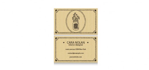 Vintage-interior-designer-card