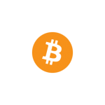 BITCOIN Icon logo vector