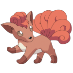 Vulpix Pokemon vector