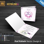 Kad Kahwin Vector Design 6