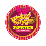 Sticker Biskut Raya Vector template