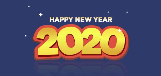 HAPPY NEW YEAR 2020 Vector