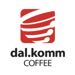 dalkomm coffee logo vector