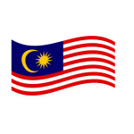 Malaysia Flag Vector Waving
