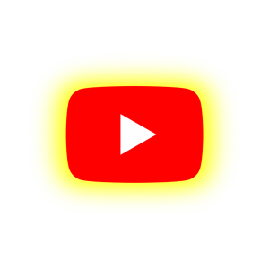 youtube neon logo