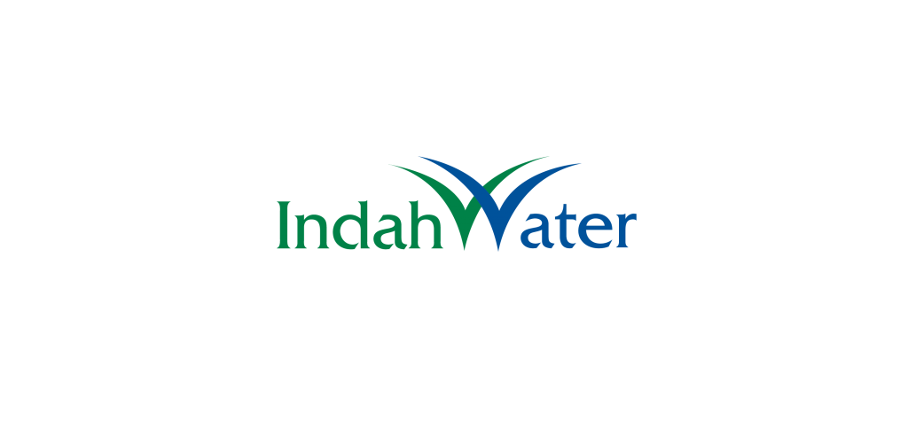 indah water logo vector