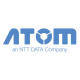 atom logo vector