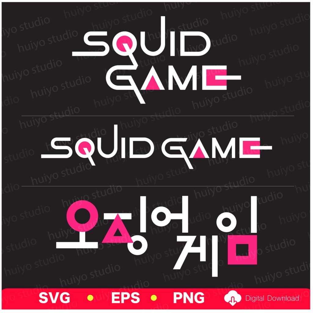 squid game logo vector