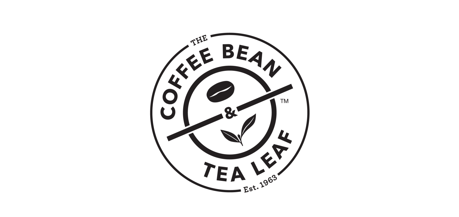 coffee bean and tea leaf logo vector vectorlogo4u