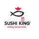 sushi king logo vector