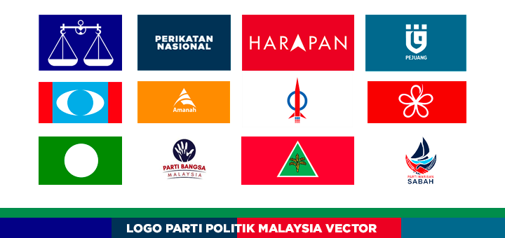 parti politik malaysia vector